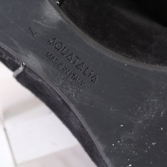 Aquatalia Black Suede Booties - Picture 10 of 11